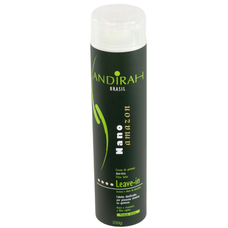 Leave In Creme de Pentear e Finalizador para Cabelo Crespo Andirah 250grs